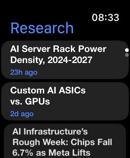 BOSSTOX on Apple Watch