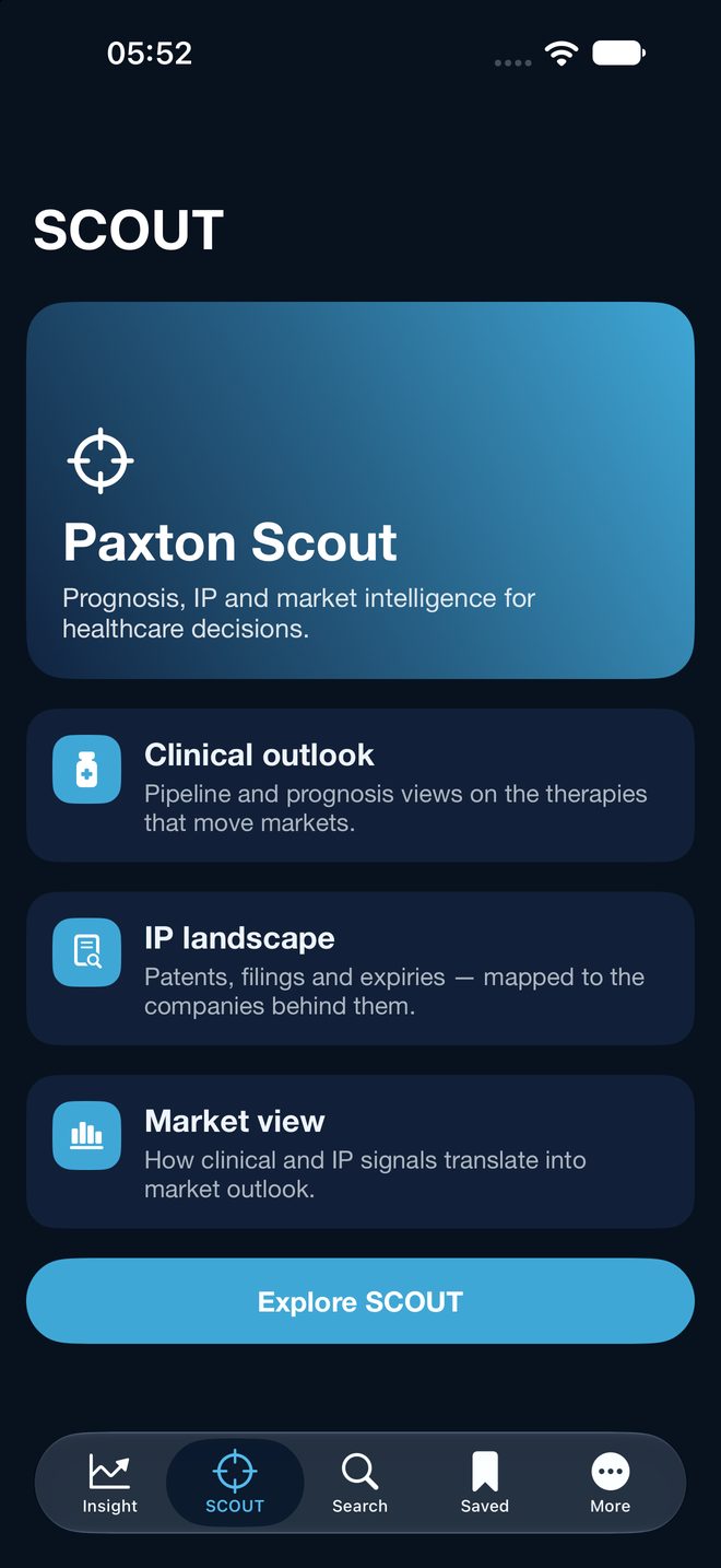 Paxton on iPhone