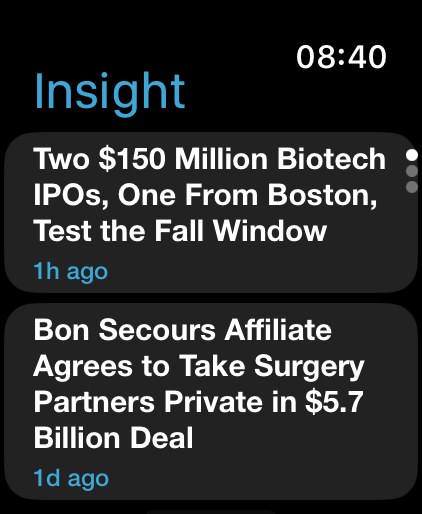 Paxton on Apple Watch