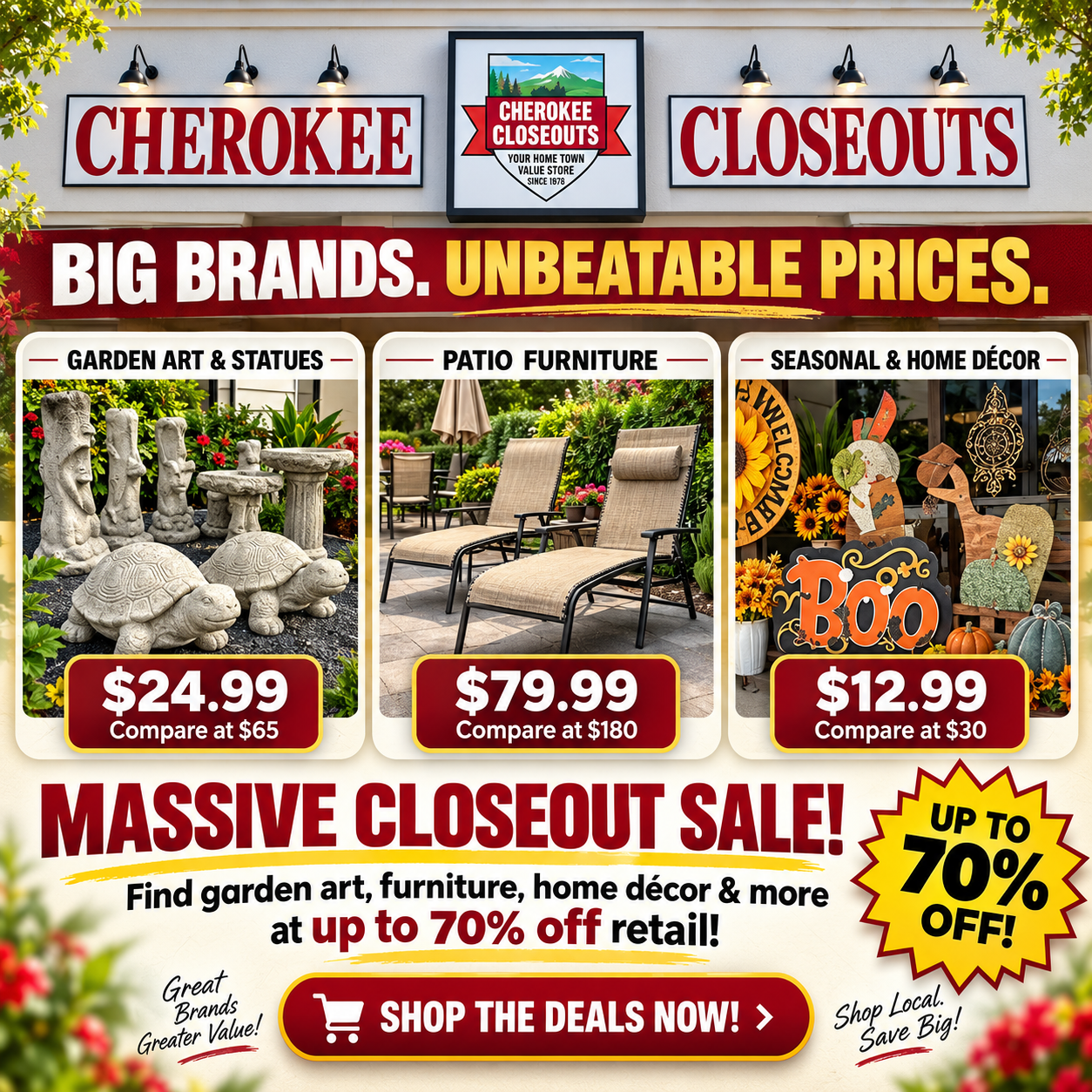 Cherokee Closeouts