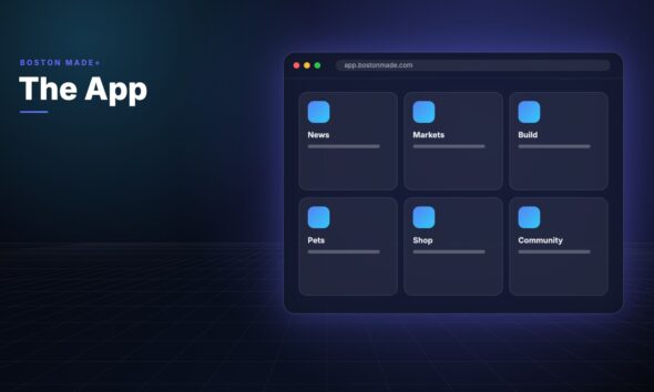 Boston Made App dashboard