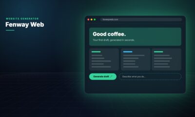 Fenway Web website generator interface