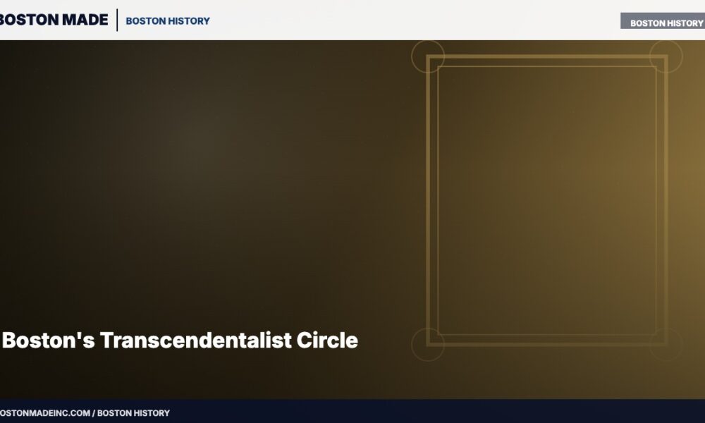Boston's Transcendentalist Circle