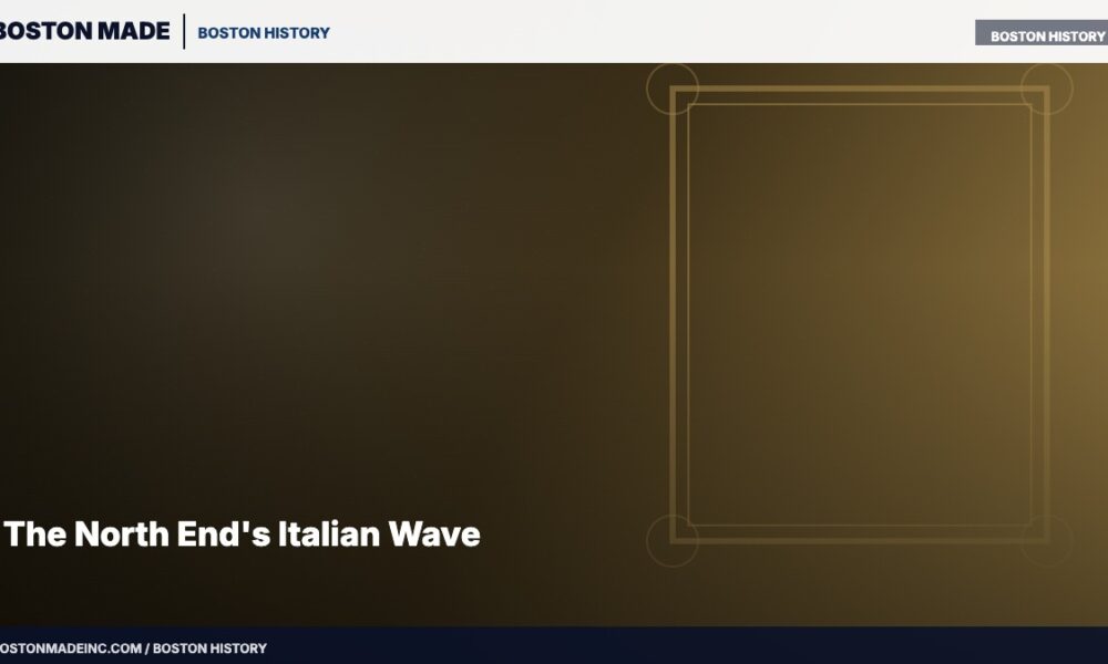 The North End's Italian Wave