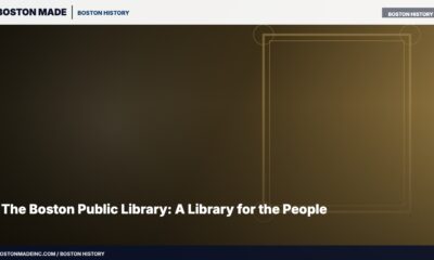 The Boston Public Library: A Library for the People