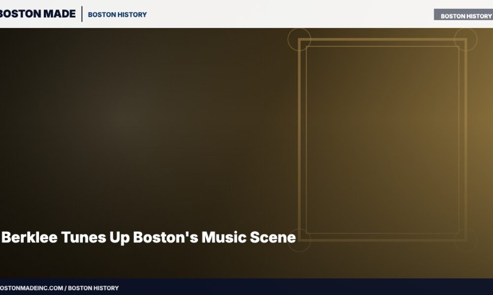 Berklee Tunes Up Boston's Music Scene