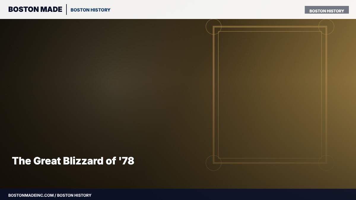 The Great Blizzard of '78