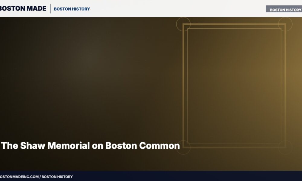 The Shaw Memorial on Boston Common
