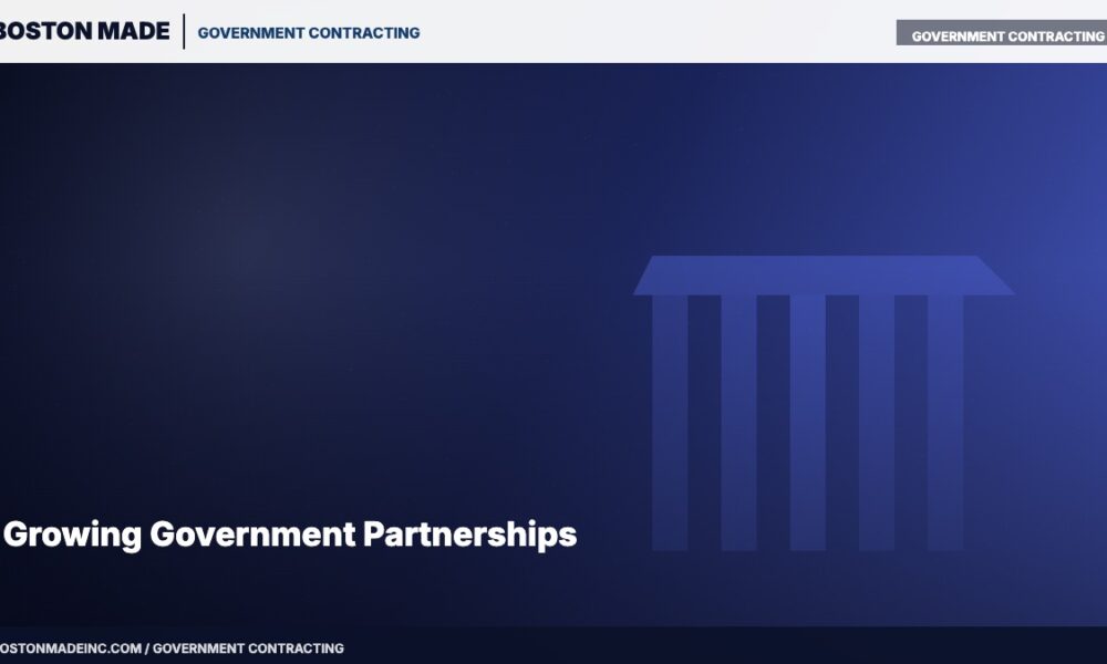 Growing Government Partnerships