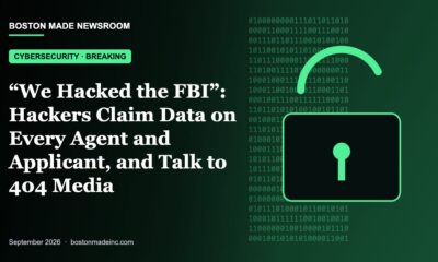 Boston Made Newsroom illustration: “We Hacked the FBI”: Hackers Claim Data on Every Agent and Applicant, and Talk to 404 Media