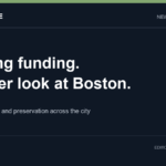 Editorial graphic: Housing funding, with new construction and preservation across Boston.