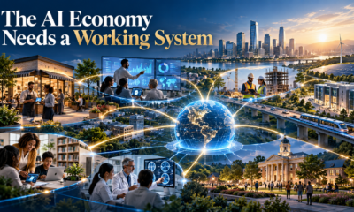 AI infrastructure, local economies, software, and the title The AI Economy Needs a Working System