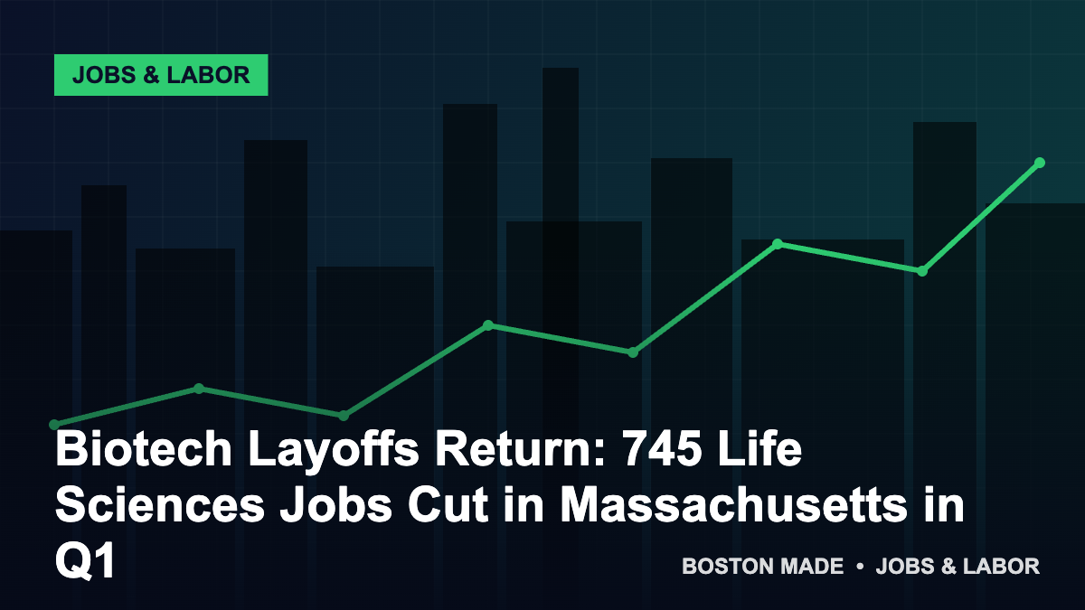 Biotech Layoffs Return: 745 Life Sciences Jobs Cut in Massachusetts in Q1 - Boston Made Economy