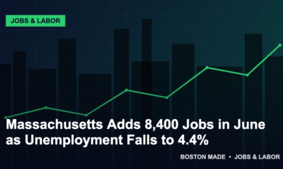 Massachusetts Adds 8,400 Jobs in June as Unemployment Falls to 4.4% - Boston Made Economy