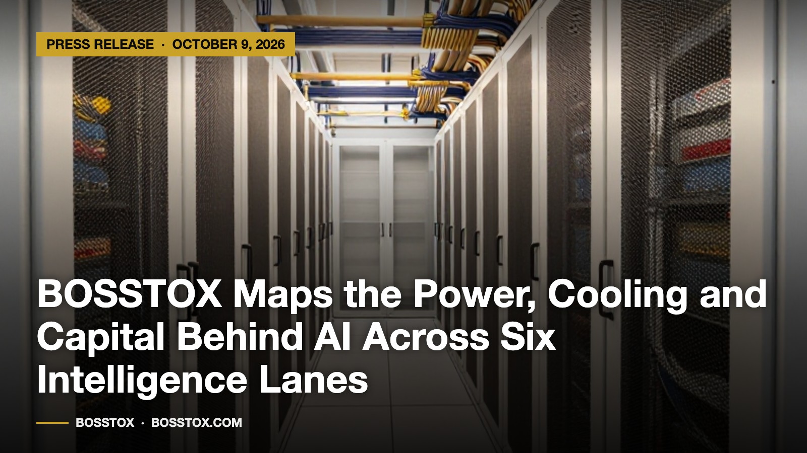 BOSSTOX Maps the Power, Cooling and Capital Behind AI Across Six Intelligence Lanes