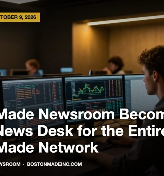 Boston Made Newsroom Becomes the Official News Desk for the Entire Boston Made Network