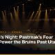 Captain’s Night: Pastrnak’s Four Points Power the Bruins Past Utah, 6-1