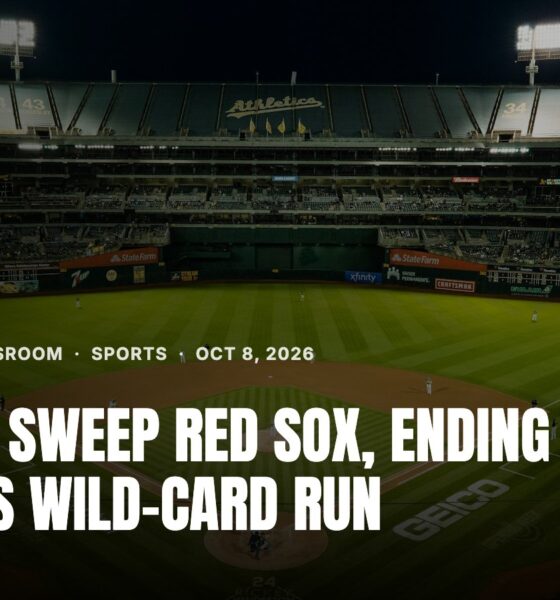 Yankees Sweep Red Sox, Ending Boston’s Wild-Card Run