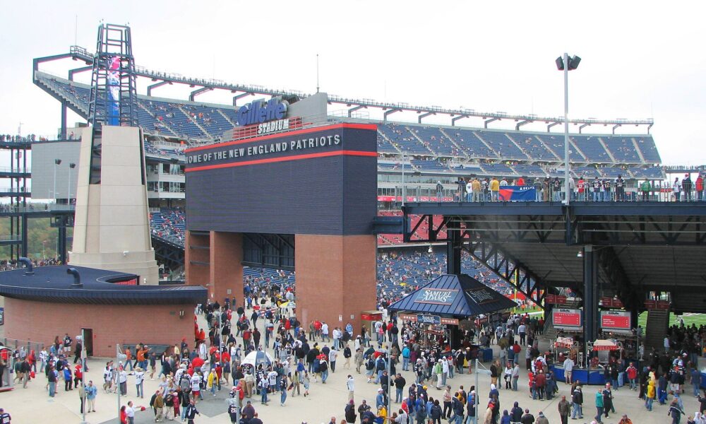 Gillette Stadium in Foxborough, Massachusetts