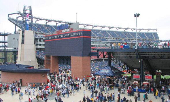 Gillette Stadium in Foxborough, Massachusetts