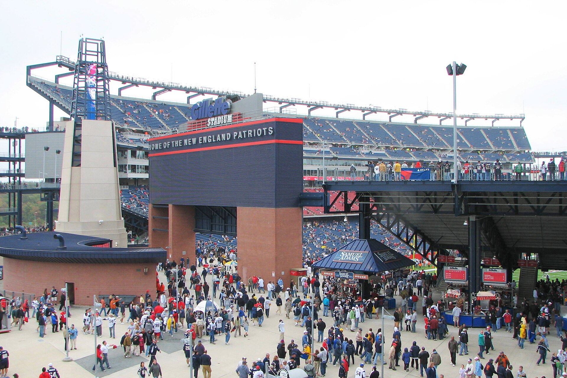 Gillette Stadium in Foxborough, Massachusetts