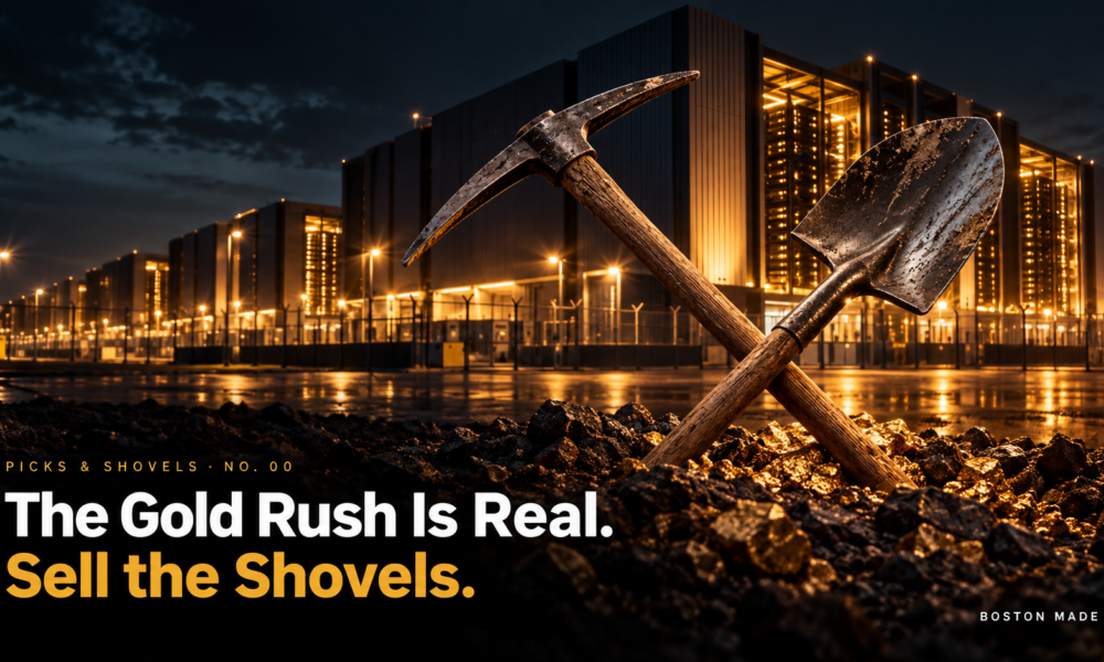 Picks & Shovels No. 00: The Gold Rush Is Real. Sell the Shovels.
