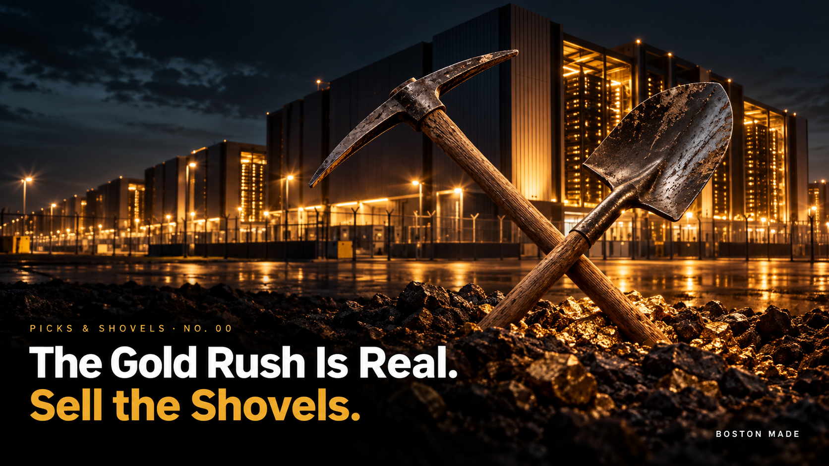 Picks & Shovels No. 00: The Gold Rush Is Real. Sell the Shovels.