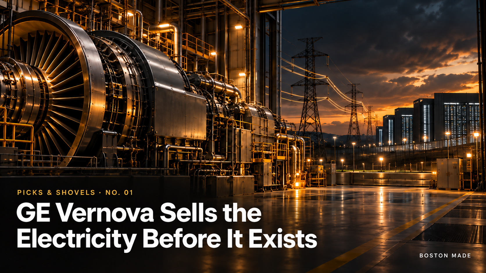Picks & Shovels No. 01: GE Vernova Sells the Electricity Before It Exists