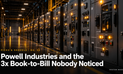 Picks & Shovels No. 09: Powell Industries and the 3x Book-to-Bill Nobody Noticed