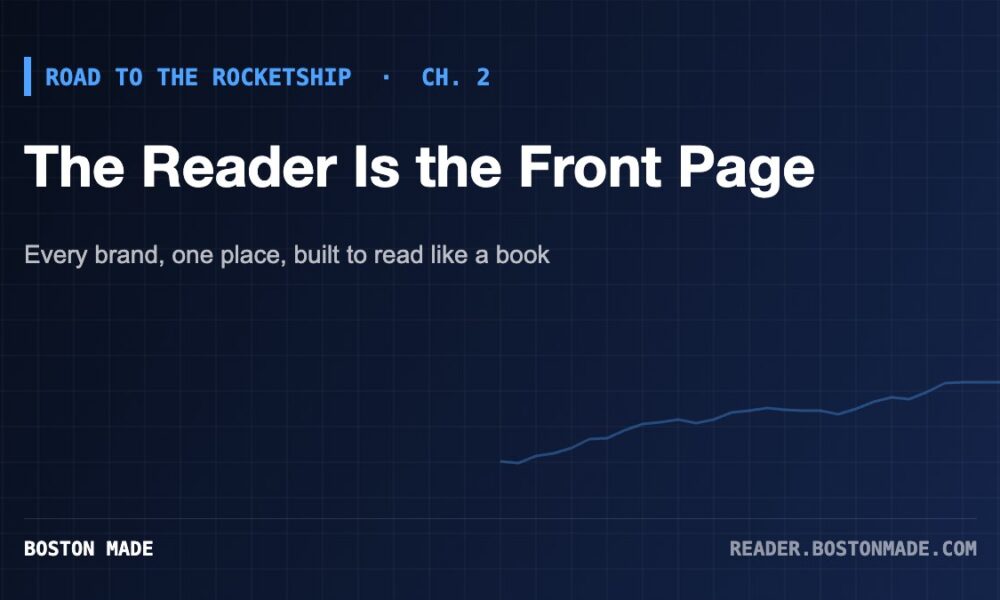 Road to the Rocketship, Ch. 2: The Reader Is the Front Page
