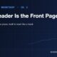 Road to the Rocketship, Ch. 2: The Reader Is the Front Page